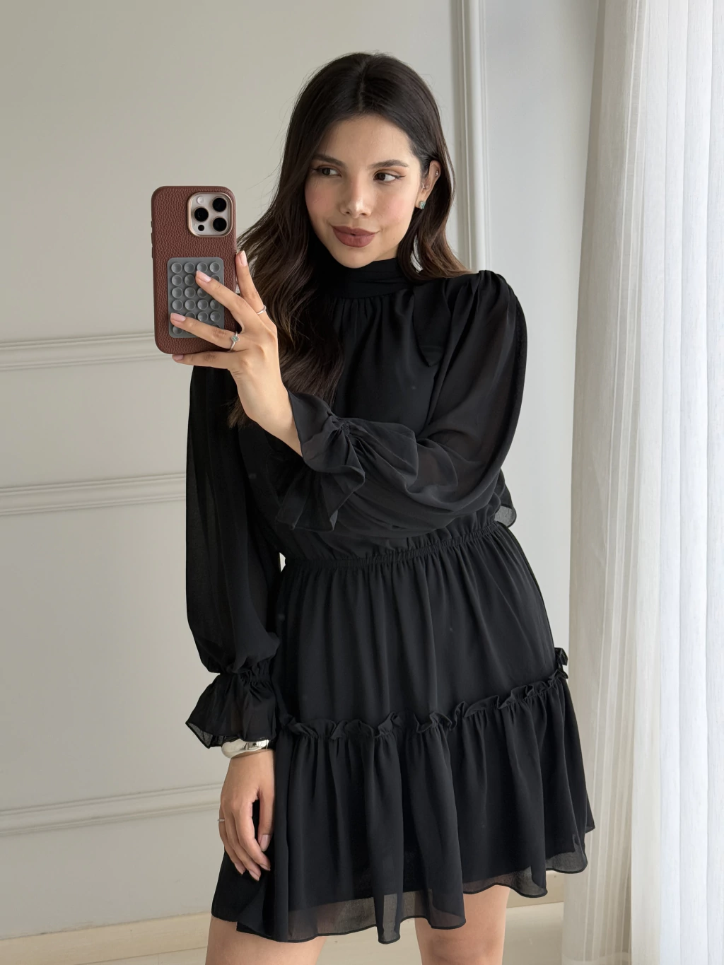 VESTIDO VENEZA PRETO