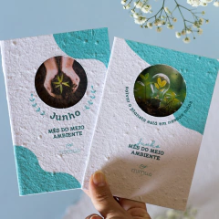 Cartão Mês do Meio Ambiente - 20x15 cm (25 unidades) - loja online