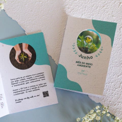 Cartão Mês do Meio Ambiente - 20x15 cm (25 unidades) na internet