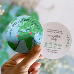 TAG REDONDA - MÊS DO MEIO AMBIENTE - 6,5cm - PERSONALIZADA - comprar online