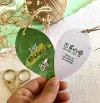 TAG PLANTÁVEL - PAPEL SEMENTE FOLHA 5X9CM - PERSONALIZADA