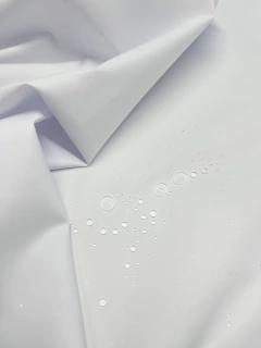 Gabardina Acrílica IMPERMEABLE - Blanca