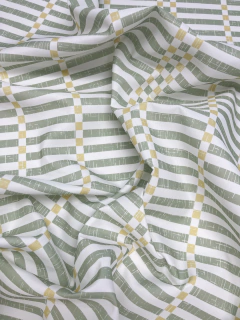 Gabardina Acrílica IMPERMEABLE - Raya Lino Verde