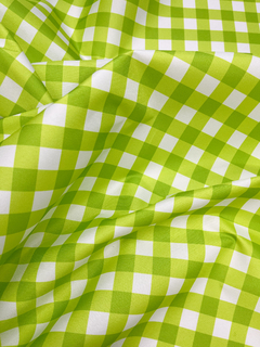 Cordura - Cuadrille Verde Manzana