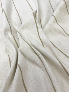 Manta Rústica 2,50 Ancho - Mini Raya Beige