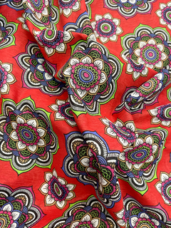 Trattoria 2,40 Ancho - Mandala Fondo Rojo