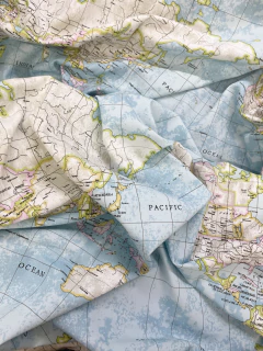 Gabardina Estampada - Planisferio Celeste - comprar online