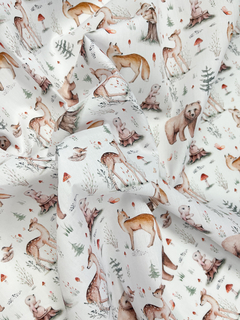 Batista Estampada - Bosque Con Osos y Bambi - comprar online