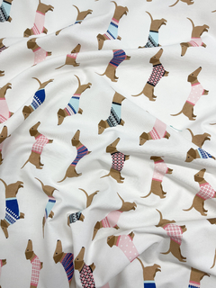 Gabardina Estampada - Salchichas - comprar online