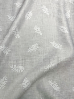Gabardina Acrílica IMPERMEABLE - PREVENTA Lino y Ramita Gris
