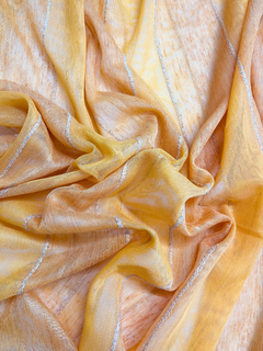 Voile 3 de ancho - Naranja y Raya