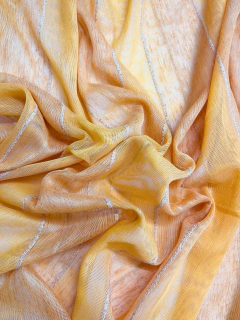 Voile 3 de ancho - Naranja y Raya
