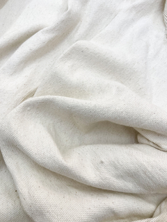 Manta Rústica 1,70 Ancho - Liso Off White