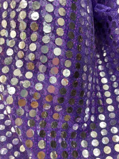 Paillette - Violeta y Plata