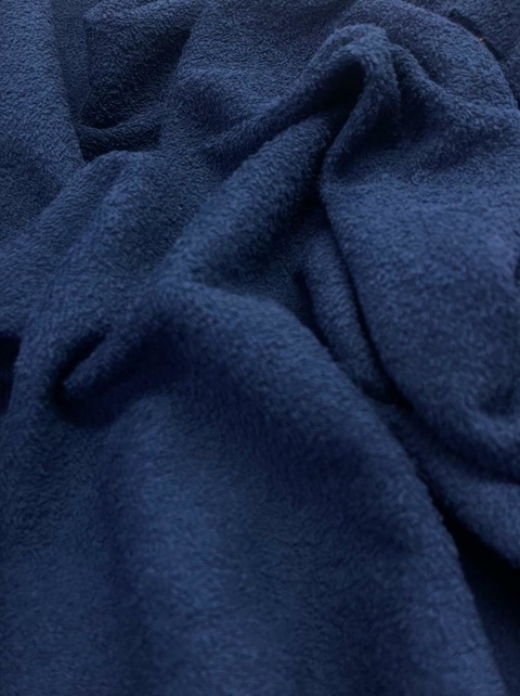 Toalla Doble Felpa Pesada - Azul Marino
