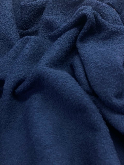 Toalla Doble Felpa - Azul Marino