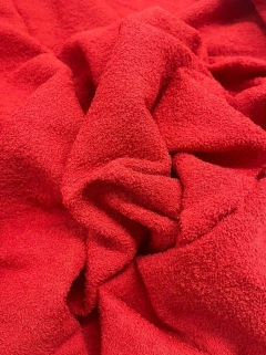 Toalla Doble Felpa - Roja - comprar online