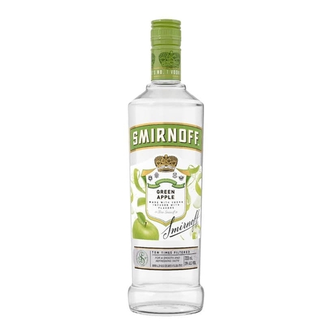 VODKA SMIRNOFF GREEN APPLE X 700 CC - comprar online