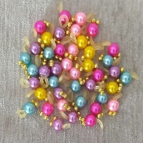 PÉROLAS COLORIDAS PENTEADO NUMERO 8 C/60 (TE)