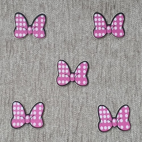 ADESIVO EVA . PREMIUM LAÇO MINNIE ROSA C/20