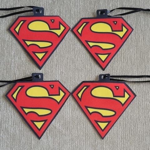 GRAVATA CETIM LOGO SUPER-HOMEM C/15 (FD)