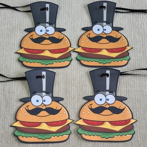 GRAVATA CETIM HAMBURGUER C/15 (FD)