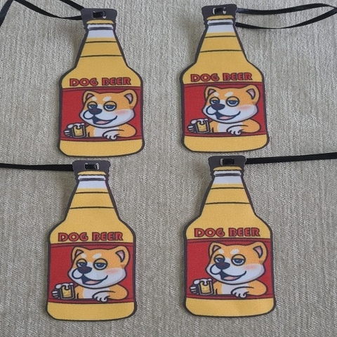 GRAVATA CETIM DOG BEER C/15 (FD)