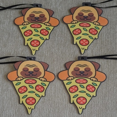 GRAVATA CETIM DOG PIZZA C/15 (FD)