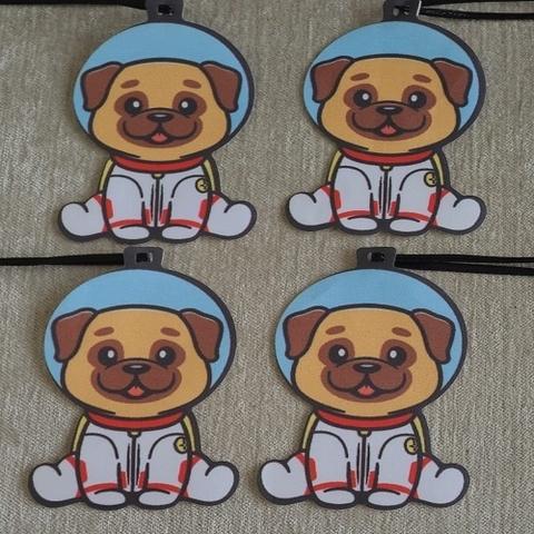 GRAVATA CETIM DOG ASTRONAUTA C/15 (FD)