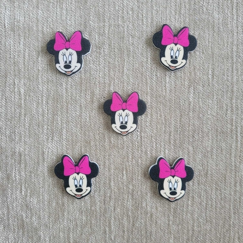 ADESIVO EVA . PREMIUM MINNIE LAÇO ROSA C/20