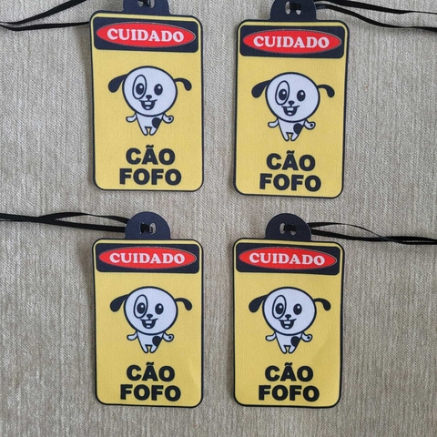 GRAVATA CETIM PLAQUINHA ÇÃO FOFO C/15 (FD)