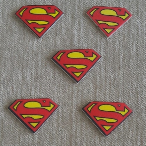 ADESIVO EVA . PREMIUM LOGO SUPER MAN C/20