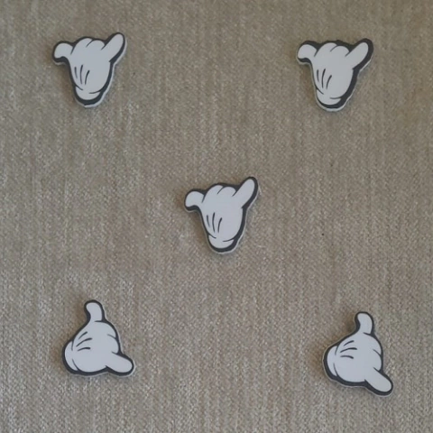 ADESIVO EVA . PREMIUM LUVA MICKEY C/20