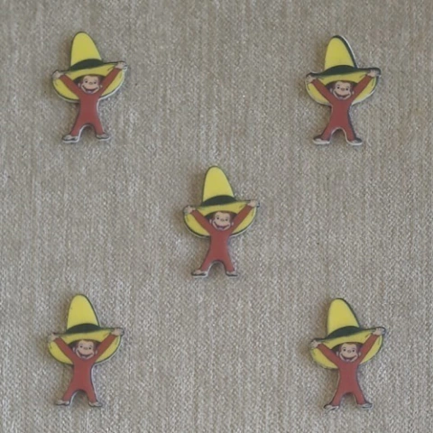 ADESIVO EVA . PREMIUM GEORGE CURIOSO C/20