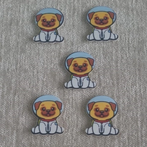 ADESIVO EVA . PREMIUM DOG ASTRONAUTA C/20