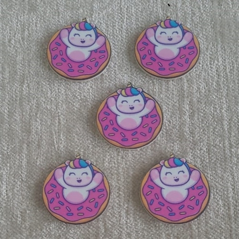 ADESIVO EVA . PREMIUM UNICORNIO DONUTS C/20