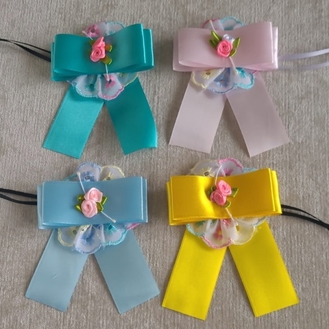 GARGANTILHA CETIM LUXO BRODERI C/8 (AN)