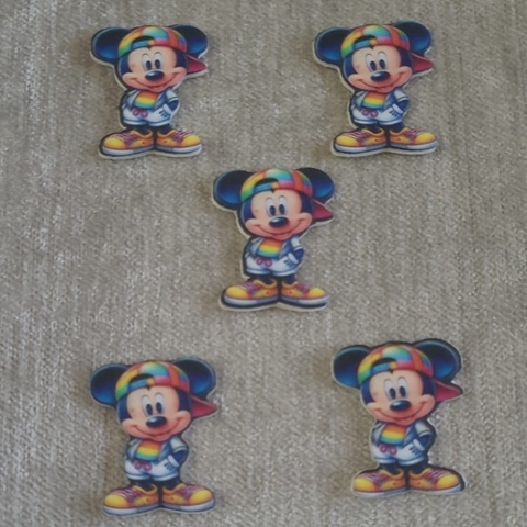 ADESIVO EVA . PREMIUM MICKEY COLORIDO C/20