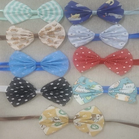 BORBOLETA G TECIDO SORTIDA C/9 ( AL)