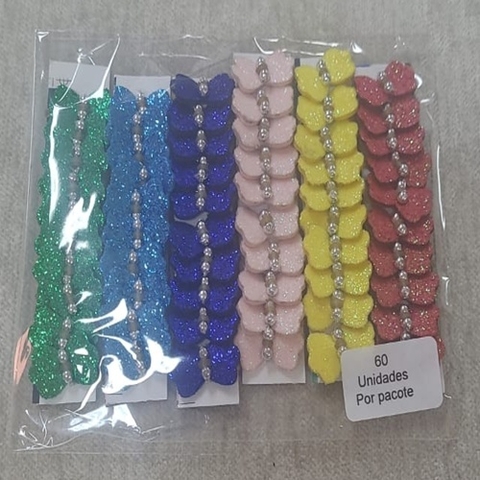 MINI LAÇINHO BRILHOSO PARA PENTEADO C/60 (TE) - comprar online