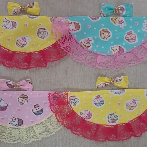 CONJUNTO TECIDO COM RENDA C/7 (HA) - comprar online
