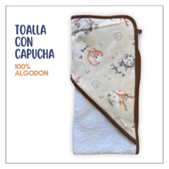 TOALLA CON CAPUCHA - Natural - comprar online