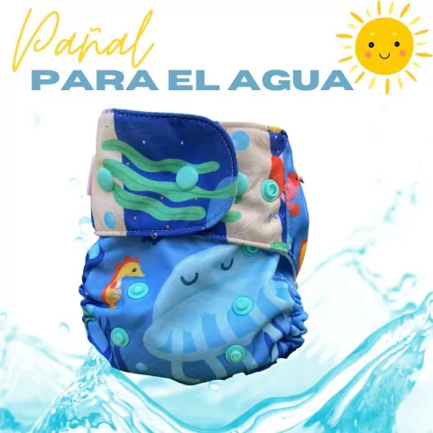 PAÑAL PARA EL AGUA UNITALLE - FONDO MARINO - comprar online