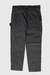 calça reta modelo carpinteiro na cor chumbo