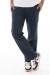 calça reta modelo chino em azul marinho