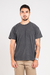 Camiseta chumbo estonada de 7oz, modelo masculino