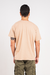Camiseta areia estonada de 7oz, modelo masculino
