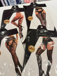 Panty portaliga con diseños