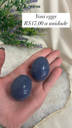 Yoni eggs quartzo azul