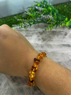 Pulseira âmbar natural mista